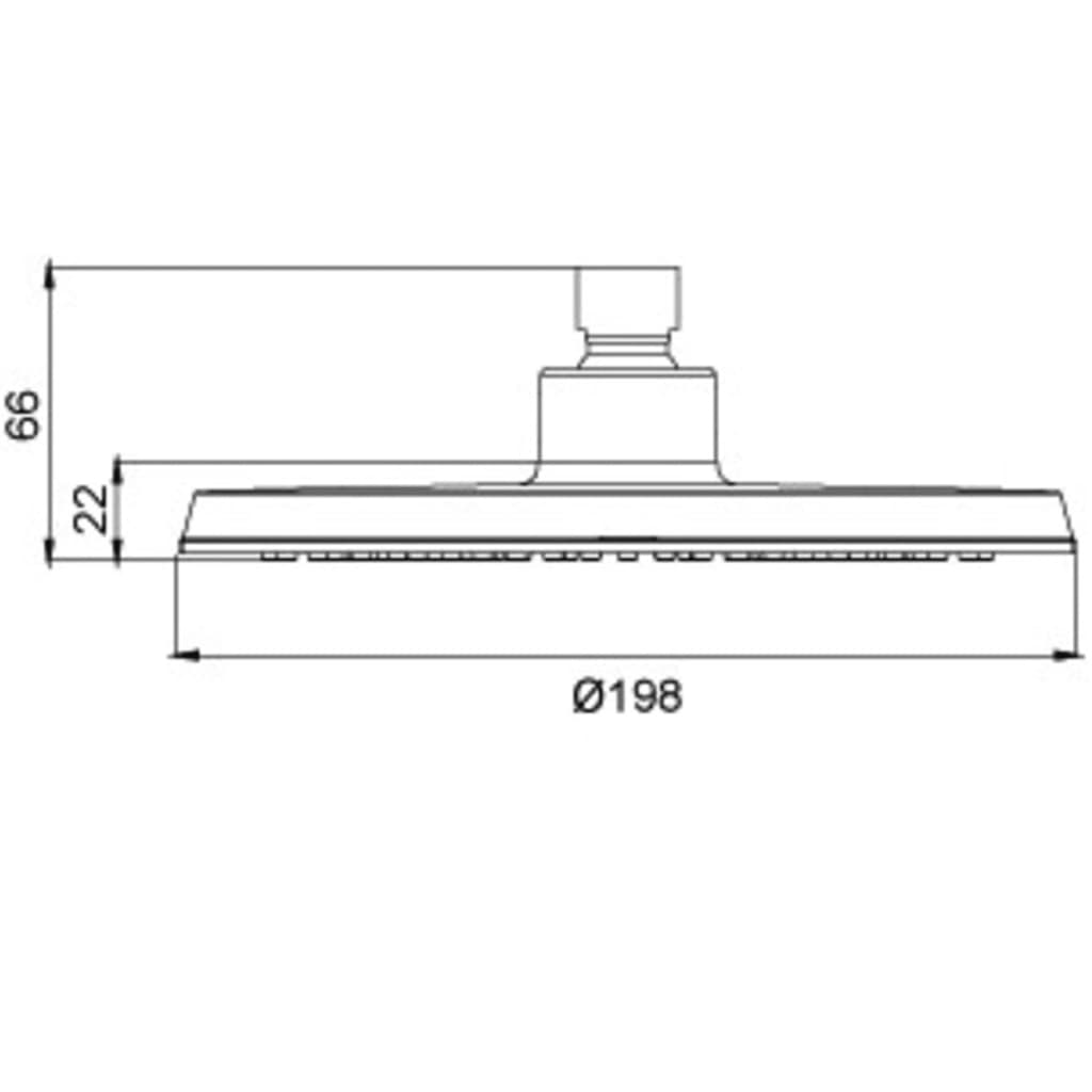 Ridder Sprchová Sada S Dešťovou A Masážní Hlavou Bahamy Chrom 91440