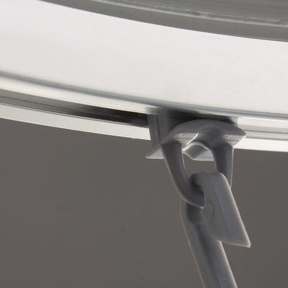 Ridder Univerzální Rohová Tyč Na Sprchový Závěs S Háčky Chromová 52500