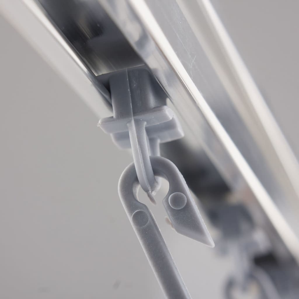 Ridder Univerzální Rohová Tyč Na Sprchový Závěs S Háčky Chromová 52500