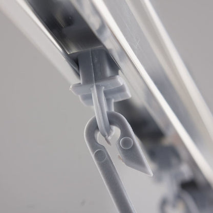 Ridder Univerzální Rohová Tyč Na Sprchový Závěs S Háčky Chromová 52500