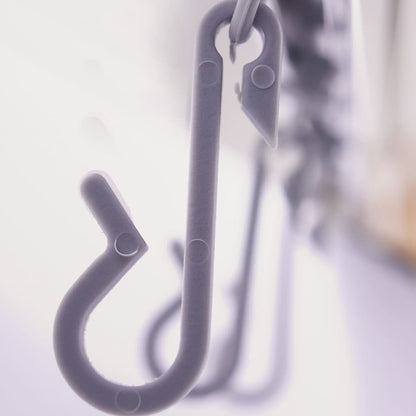 Ridder Univerzální Rohová Tyč Na Sprchový Závěs S Háčky Chromová 52500