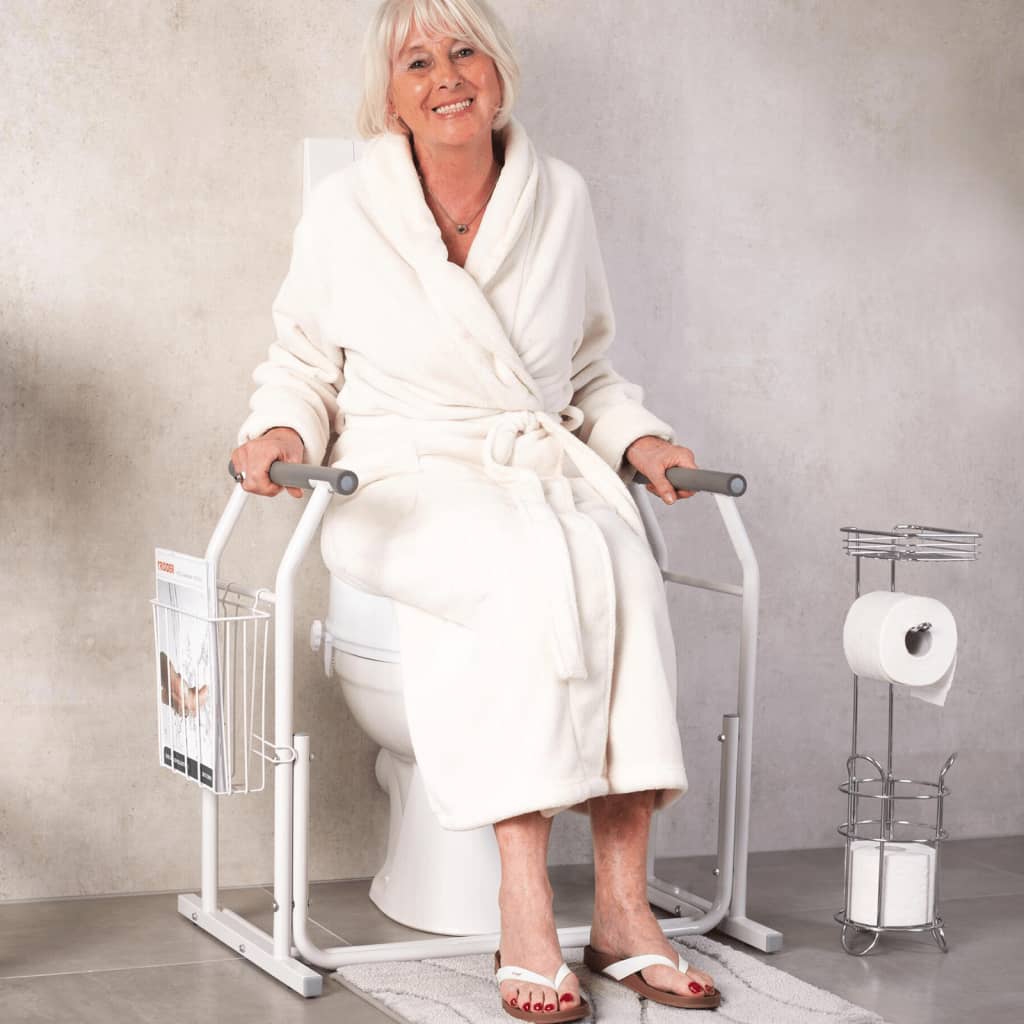 Ridder Mobilní Opěrka Na Wc Bílá 150 Kg A0110101