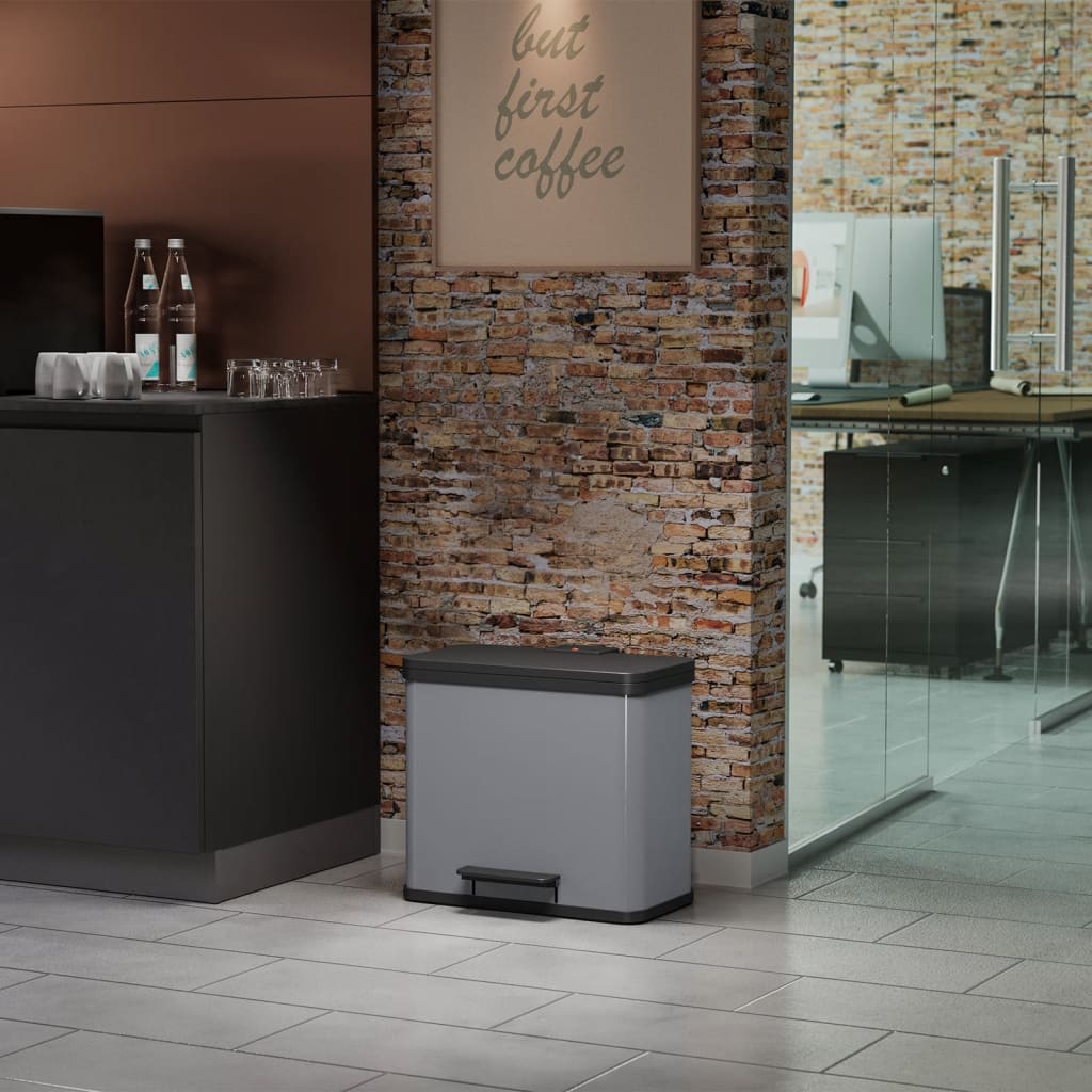 Hailo Pedálový Odpadkový Koš Oko Trio Plus L 3 X 9 L Bílý 0633-230