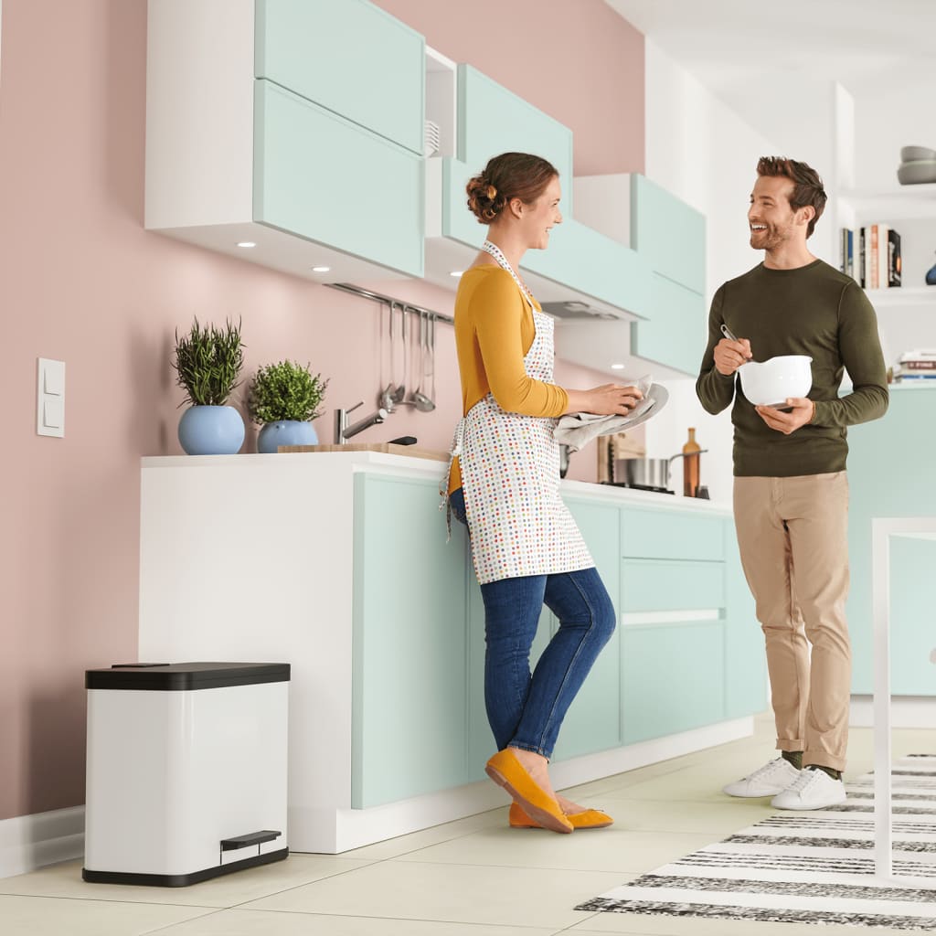 Hailo Pedálový Odpadkový Koš Oko Trio Plus L 3 X 9 L Bílý 0633-230