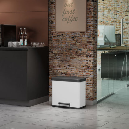 Hailo Pedálový Odpadkový Koš Oko Trio Plus L 3 X 9 L Bílý 0633-230