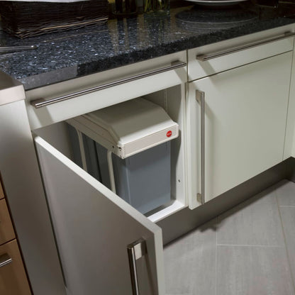 Hailo Odpadkový Koš Do Skříňky Multi-Box Duo Vel. L 2X 14 L Krémový