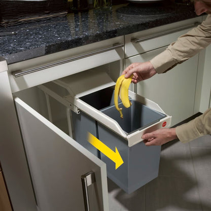 Hailo Odpadkový Koš Do Skříňky Multi-Box Duo Vel. L 2X 14 L Krémový