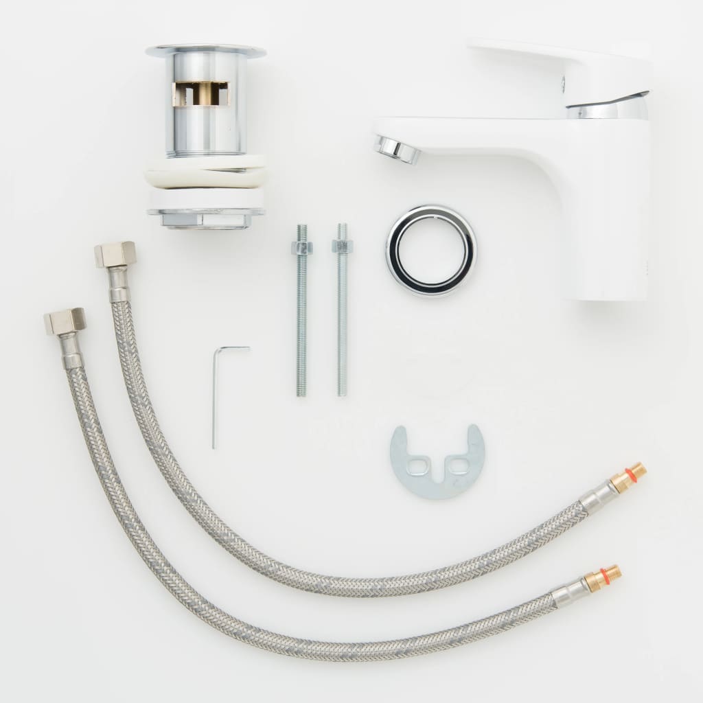 Schütte Dřezová Páková Baterie Alaska Bílá A Chrom