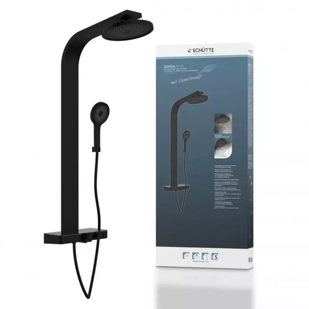 Schütte Set S Hlavovou Sprchou S Termostatickou Vaničkou &quot;Samoa Rain&quot;