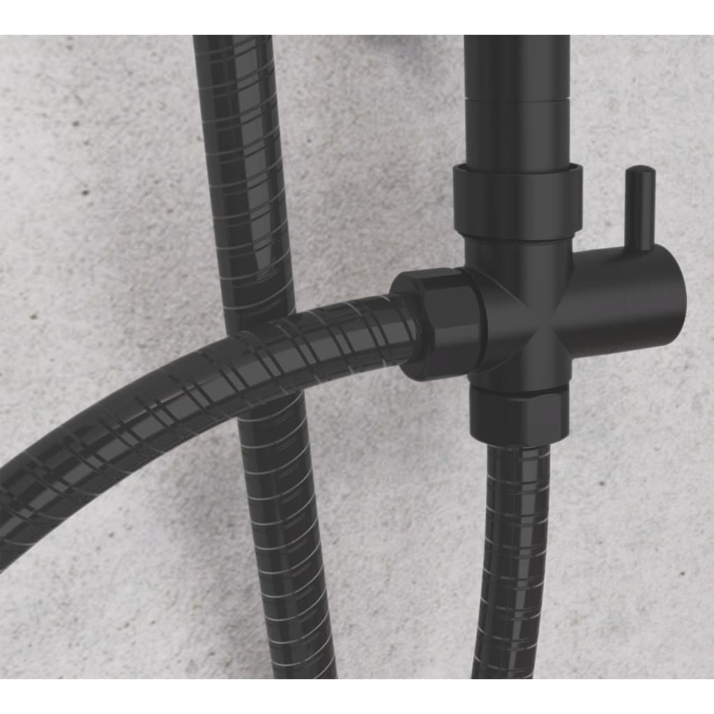 Schütte Set S Hlavovou Sprchou Mallorca Matně Černý