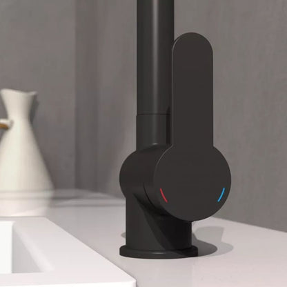 Schütte Kuchyňská Směšovací Baterie S Výsuvnou Sprškou London Černá