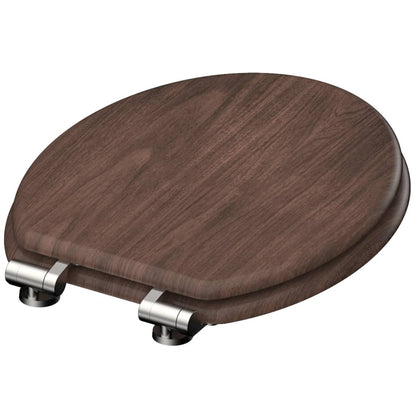 Schütte Wc Sedátko S Mechanismem Soft-Close Dark Wood Mdf