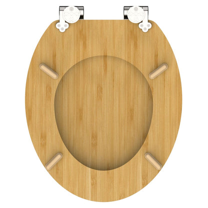 Schütte Wc Prkénko Se Soft-Close Mechanismem Natural Bamboo
