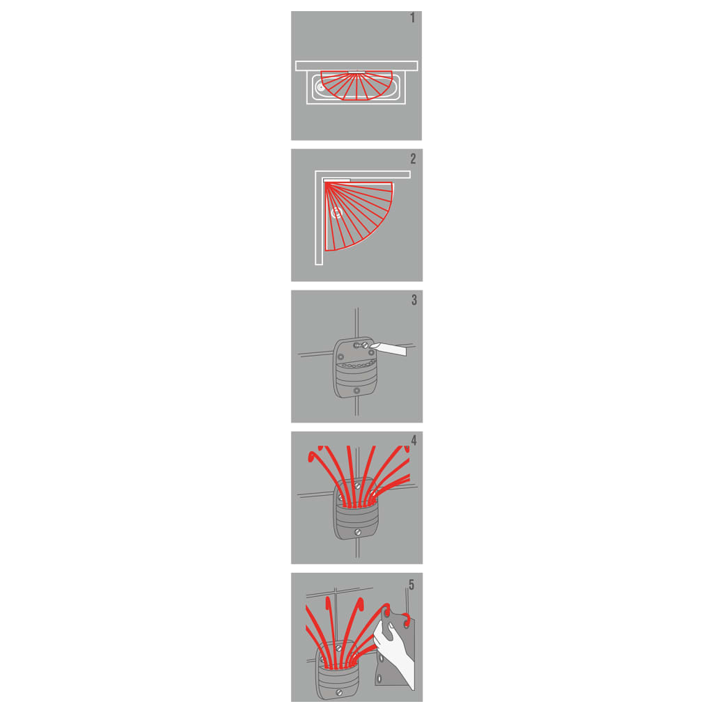 Sealskin Držák Na Sprchový Závěs Umbrella