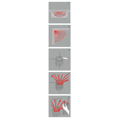 Sealskin Držák Na Sprchový Závěs Umbrella