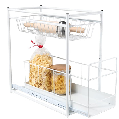 Hi 2Patrový Úložný Regál Bílý Růžová