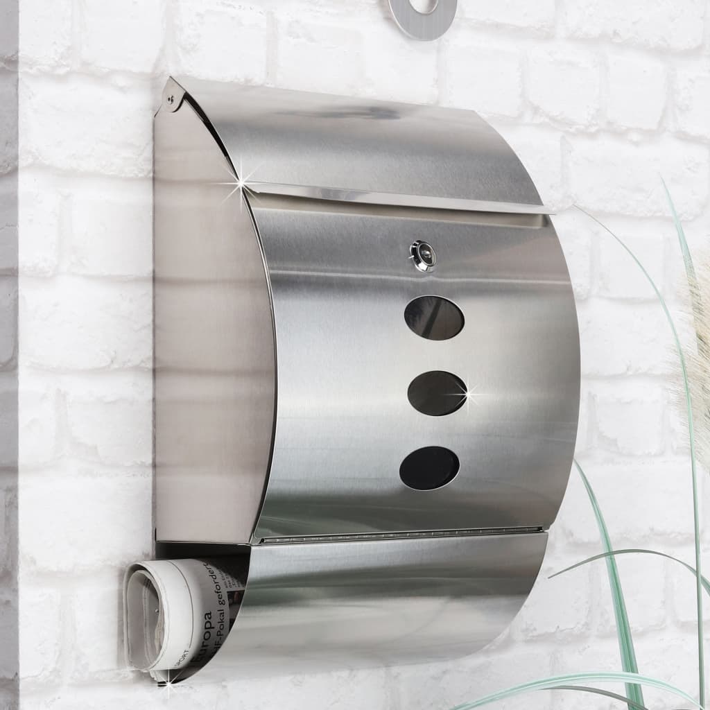 Hi Poštovní Schránka Nerezová Ocel 30 X 12 X 40 Cm Růžová