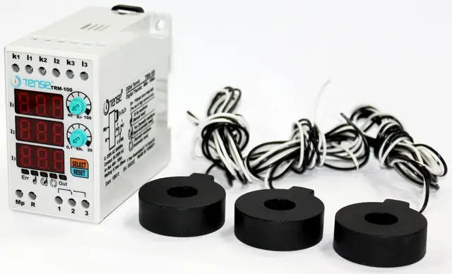 Digitální nadproudové relé s 3×3místným LED displejem TRM-100