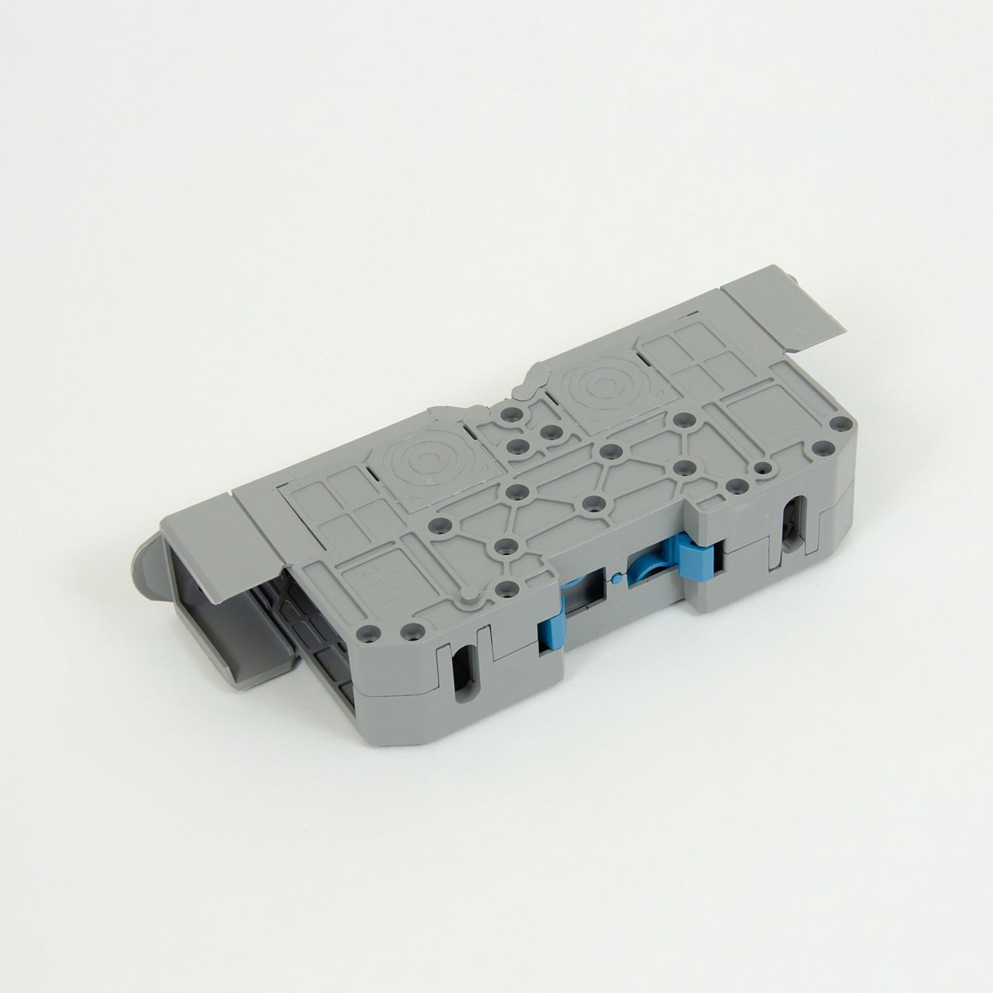 ONKA 95mm2 M8 Šroubová kolejnicová spojka svorkovnice terminál na DIN lištu s ochranným krytem, šedá, 1030059