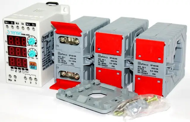 Digitální nadproudové relé s 3×3místným LED displejem TRM-300