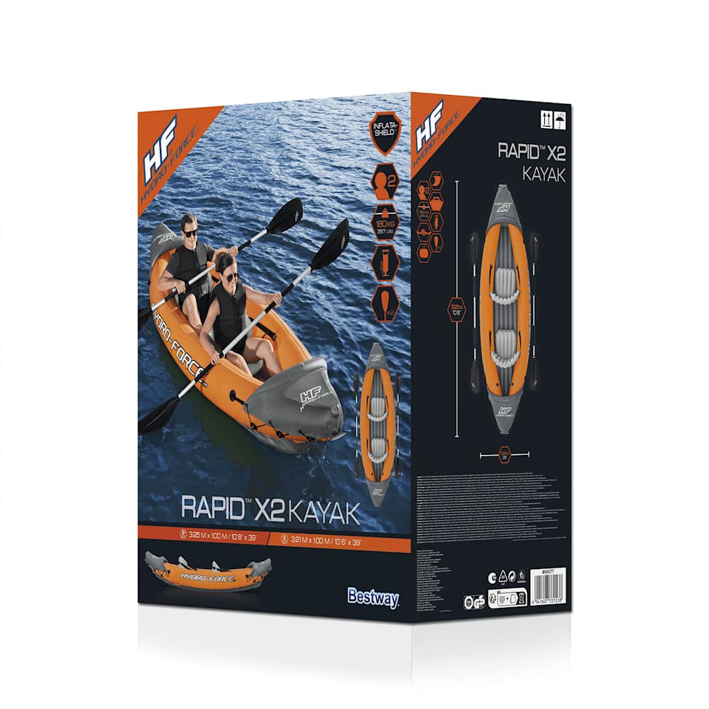 Bestway Nafukovací Kajak Hydro-Force Rapid X2 Krémová