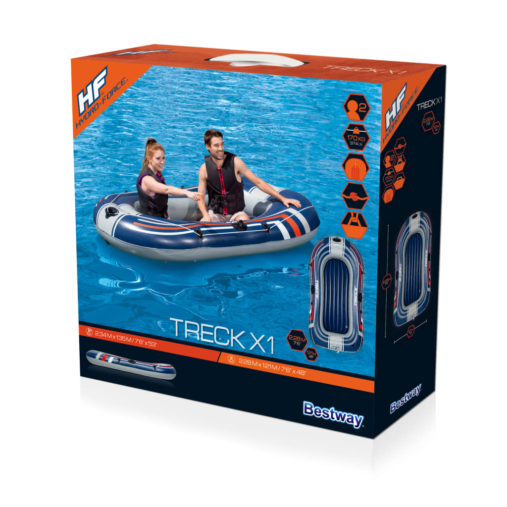 Bestway Hydro-Force Nafukovací Člun "Treck X1" 228X121 Cm 61064
