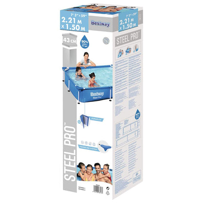 Bestway Bazén Steel Pro 221 X 150 X 43 Cm