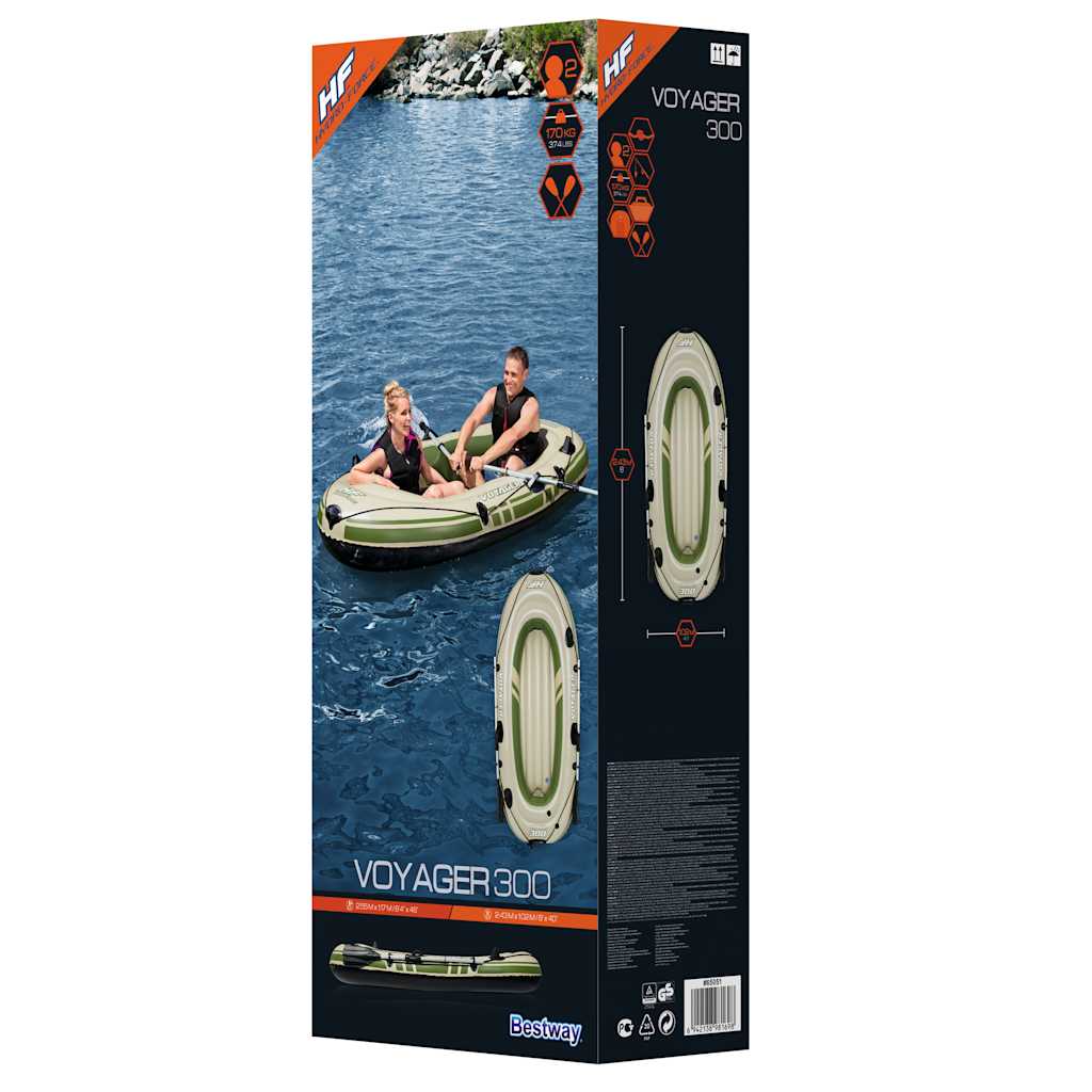 Bestway Nafukovací Člun Hydroforce Voyager 300 243 X 102 Cm