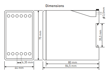 Přímé digitální nadproudové relé s 3×3místným LED displejem TRM-25