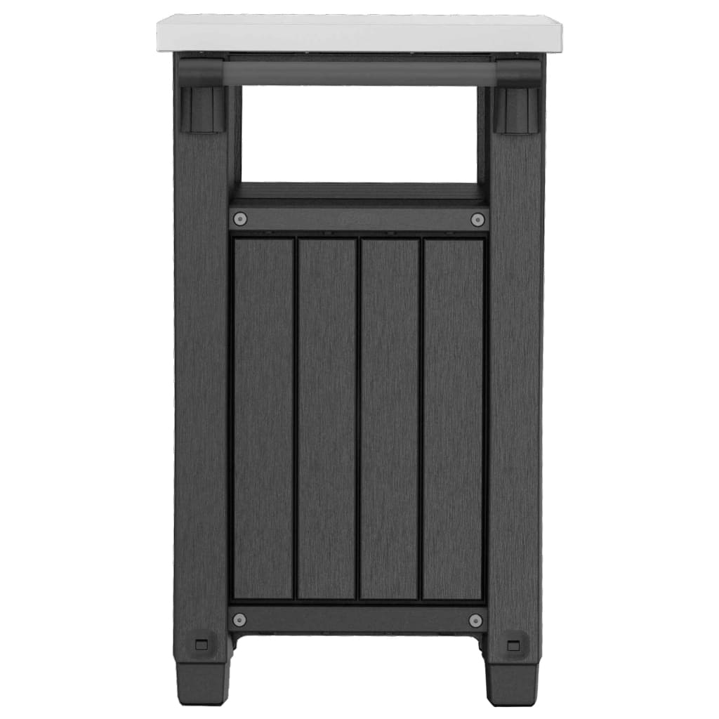 Keter Multifunkční Zahradní Grilovací Stůl Unity Klasický Vzhled Dřeva