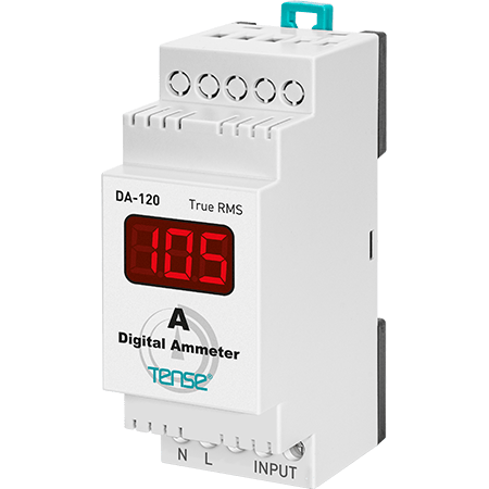 DA-DIN Ampérmetr digitální pro AC střídavé proudy 100 nebo 250 ampérů
