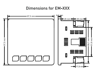 3-fázové digitální panelové měřiče Multimetr proudu Napětí Indikátor frekvence