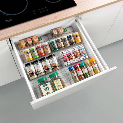 Metaltex 4Patrové Výsuvné Regály Na Kořenky X-Pand 2 Ks