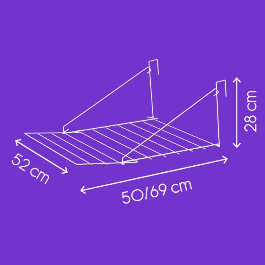 Tomado Závěsný Sušák Na Prádlo Breda 7 M Bílý