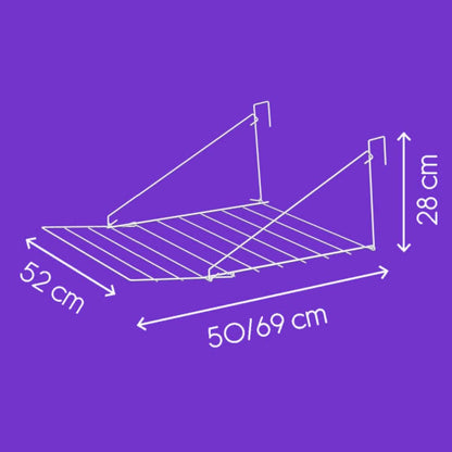 Tomado Závěsný Sušák Na Prádlo Breda 7 M Bílý