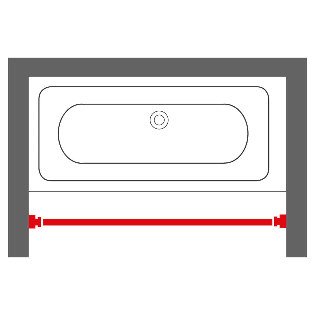 Sealskin Teleskopická Tyč Na Sprchový Závěs 255 Cm Chromová