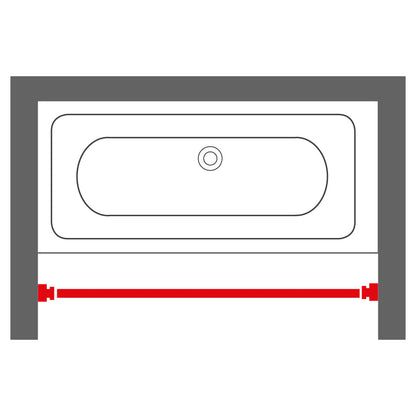 Sealskin Teleskopická Tyč Na Sprchový Závěs 255 Cm Chromová