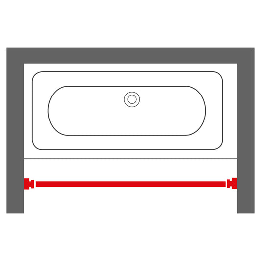 Sealskin Teleskopická Tyč Na Sprchový Závěs 255 Cm Chromová