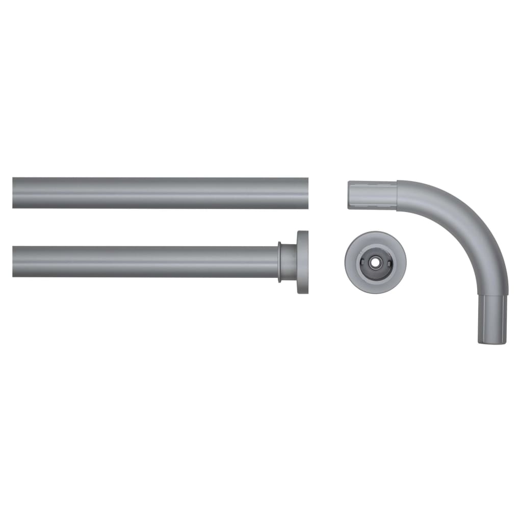 Sealskin Rohová Tyč Na Sprchový Závěs 90 X 90 Cm Matně Šedá