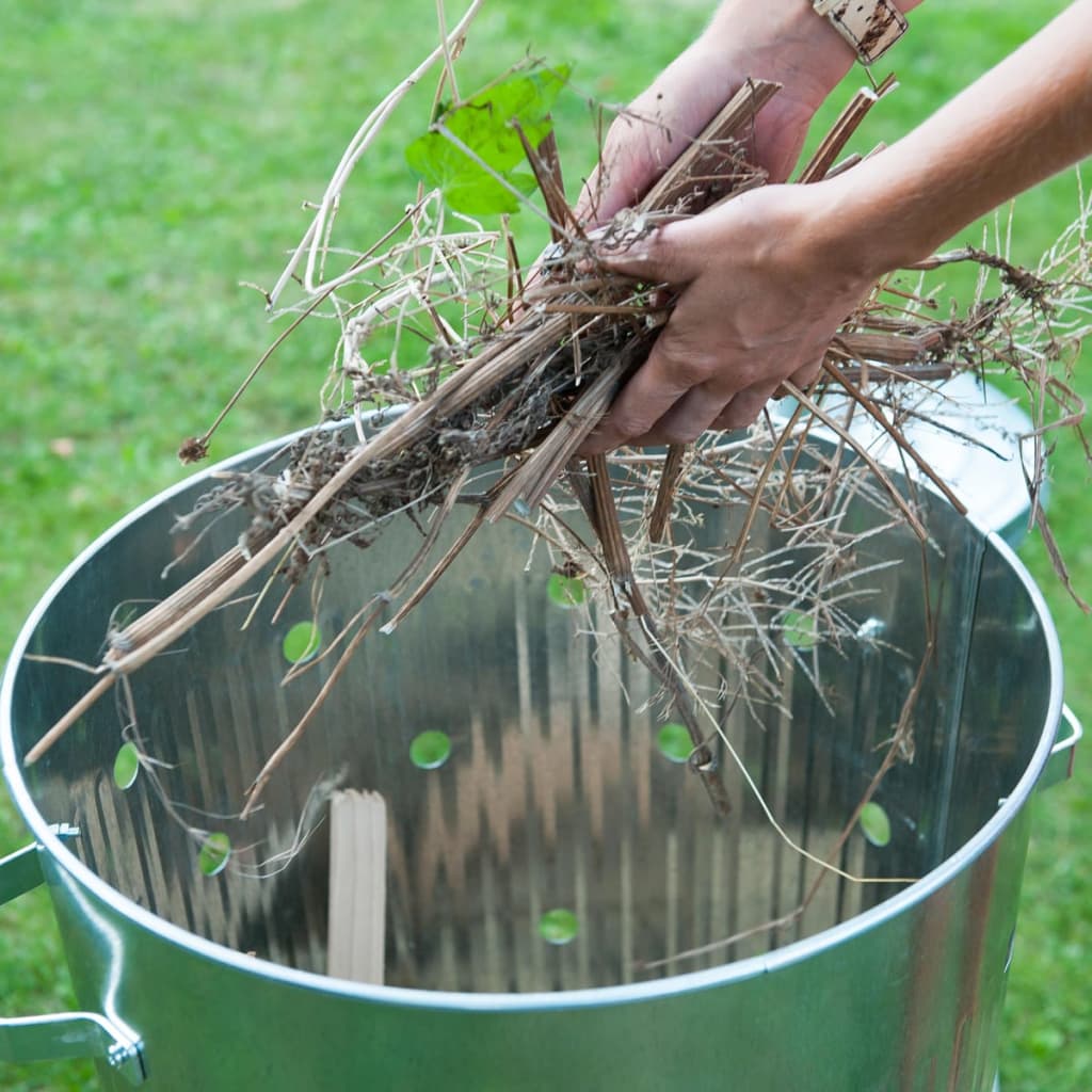 Nature Zahradní Spalovna Pozinkovaná Ocel 46 X 72 Cm Kulatá