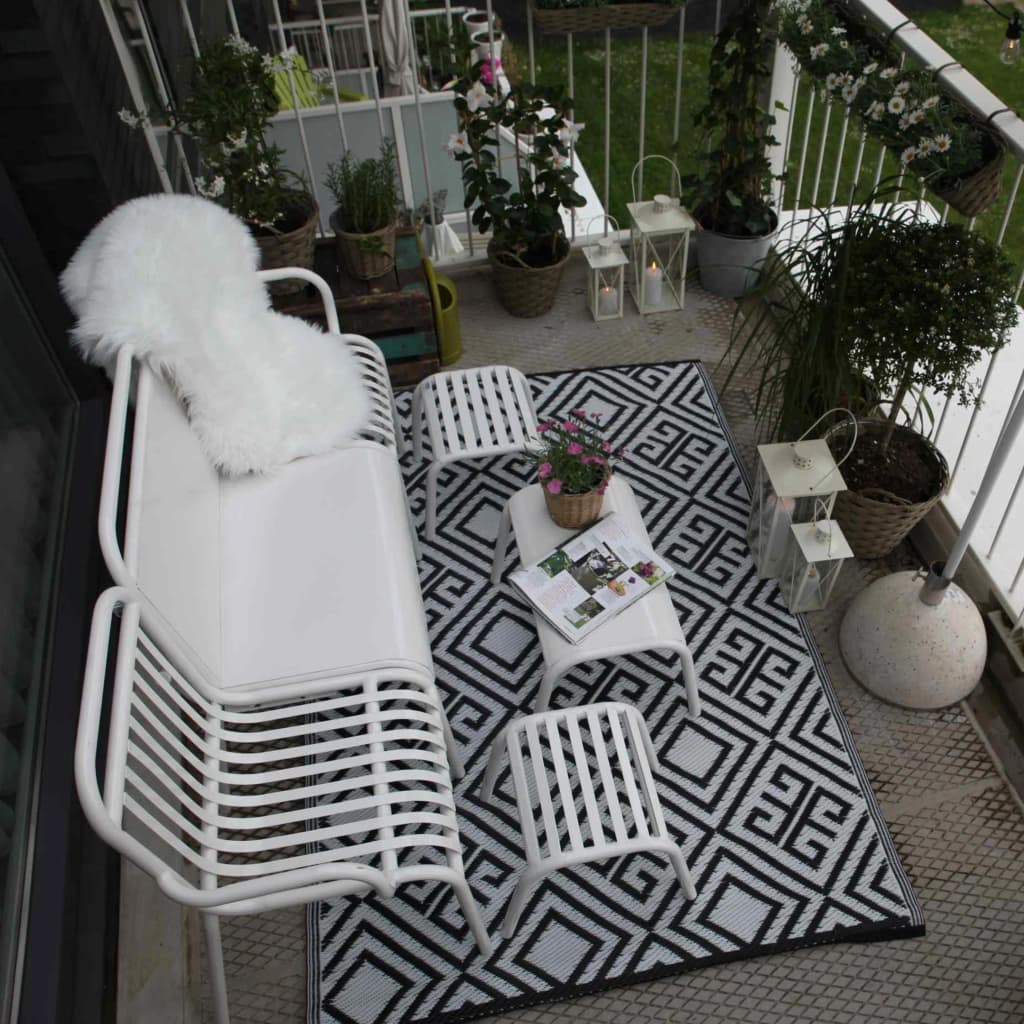 Esschert Design Venkovní Koberec 120 X 186 Cm Grafika Oc21