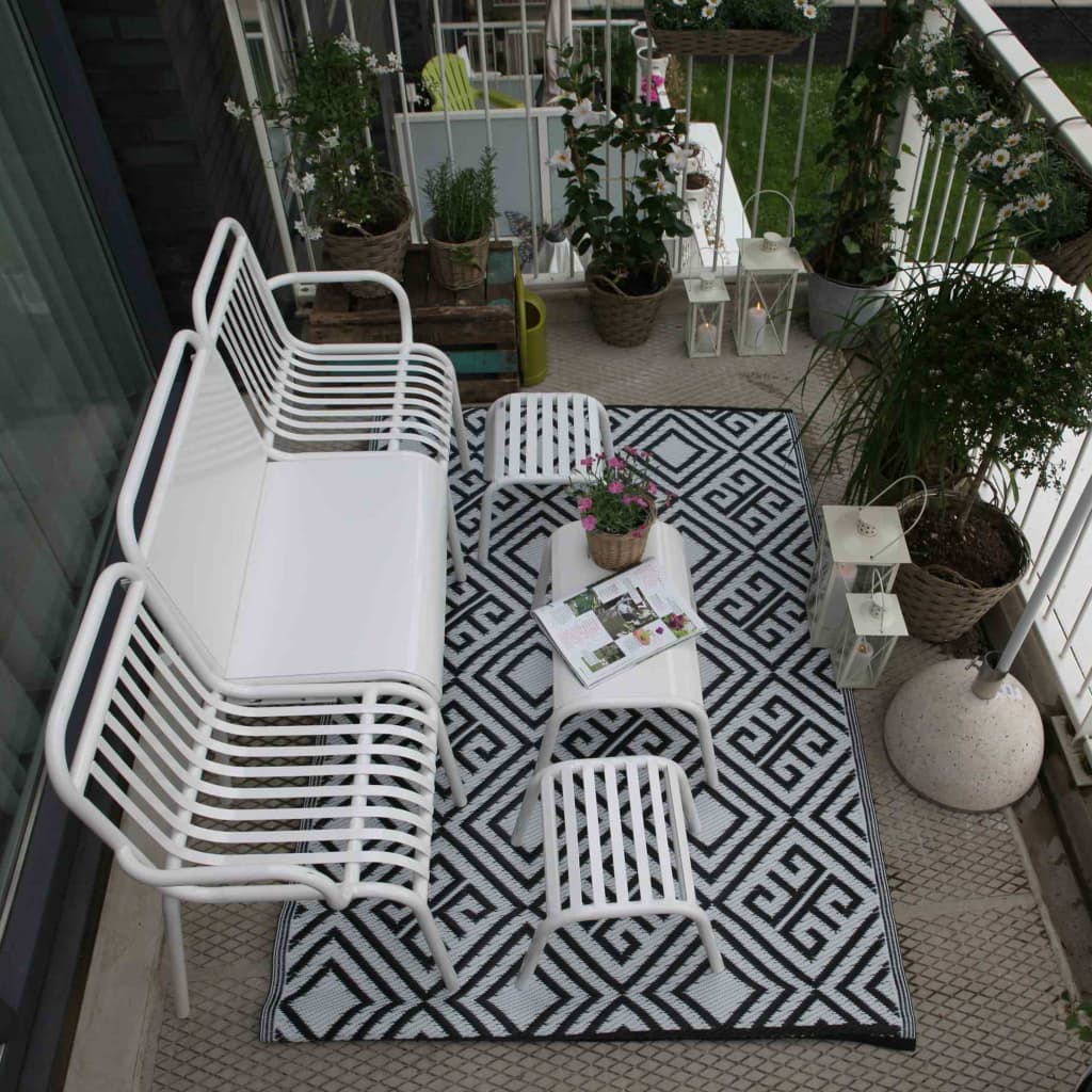 Esschert Design Venkovní Koberec 120 X 186 Cm Grafika Oc21