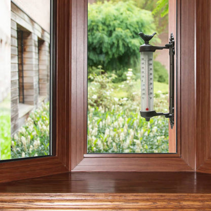 Esschert Design Nástěnný Teploměr Hnědý Litina Br20