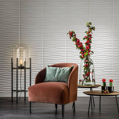 Wallart 3D Nástěnné Panely Proudy 12 Ks Ga-Wa14