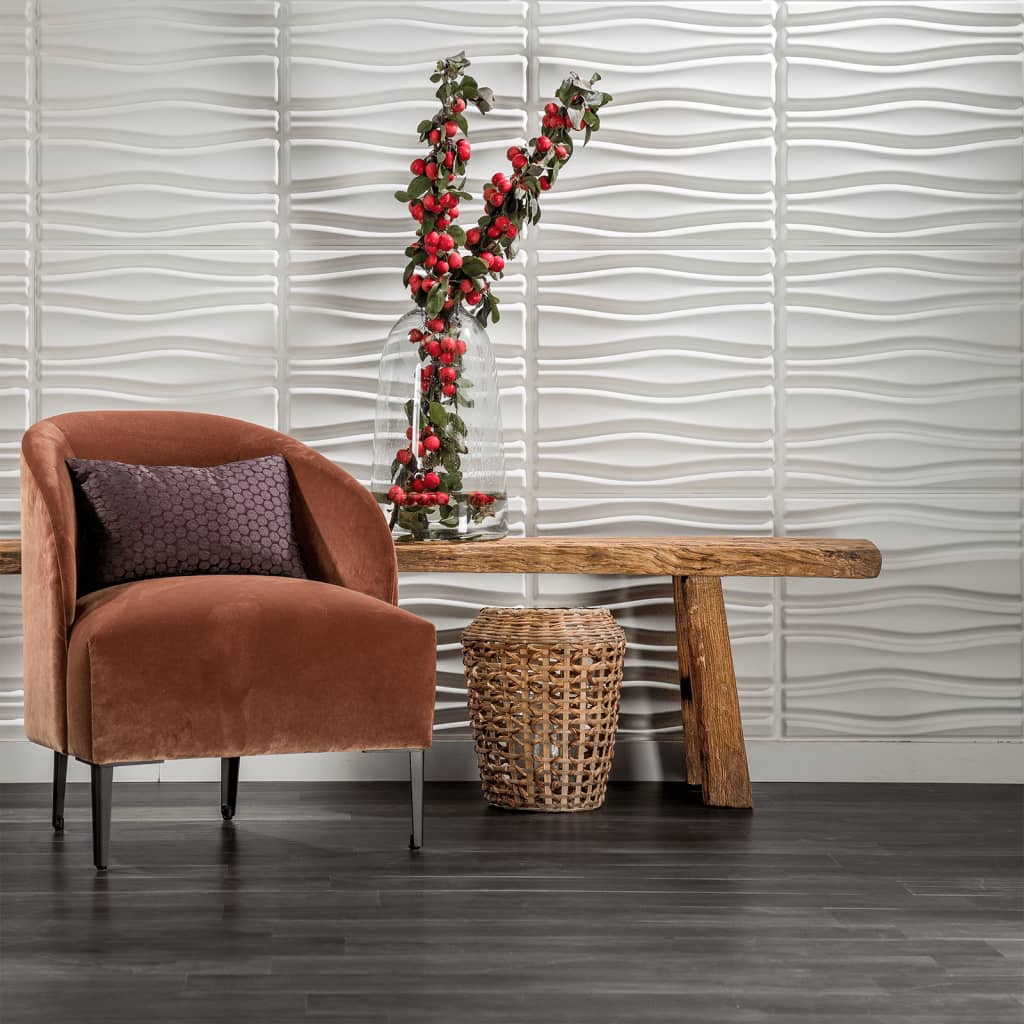 Wallart 3D Nástěnné Panely Proudy 12 Ks Ga-Wa14