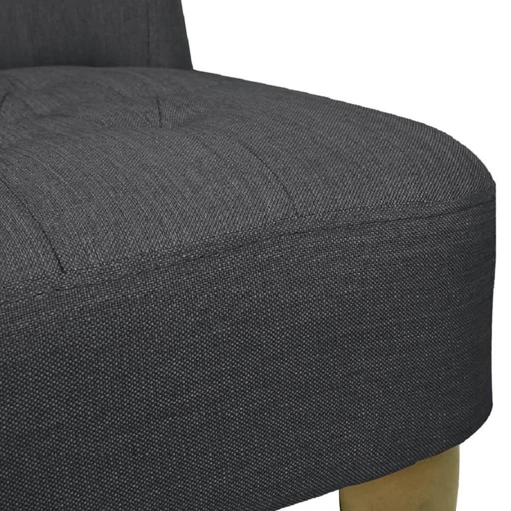 Francouzské Křeslo Šedé Textil