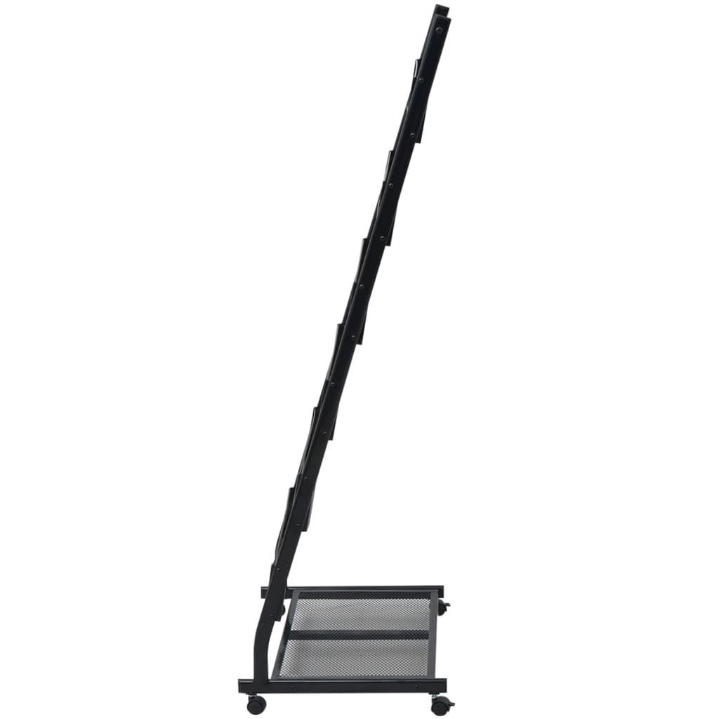 Stojan Na Časopisy 47,5X43X133 Cm Černý A4