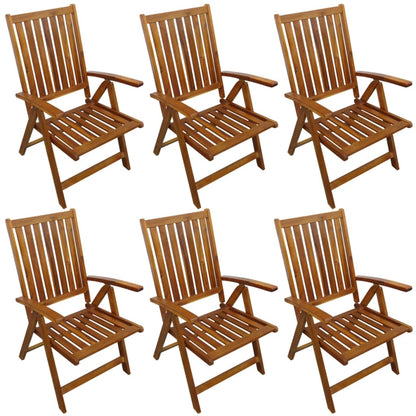 7Dílný Zahradní Jídelní Set Masivní Akáciové Dřevo