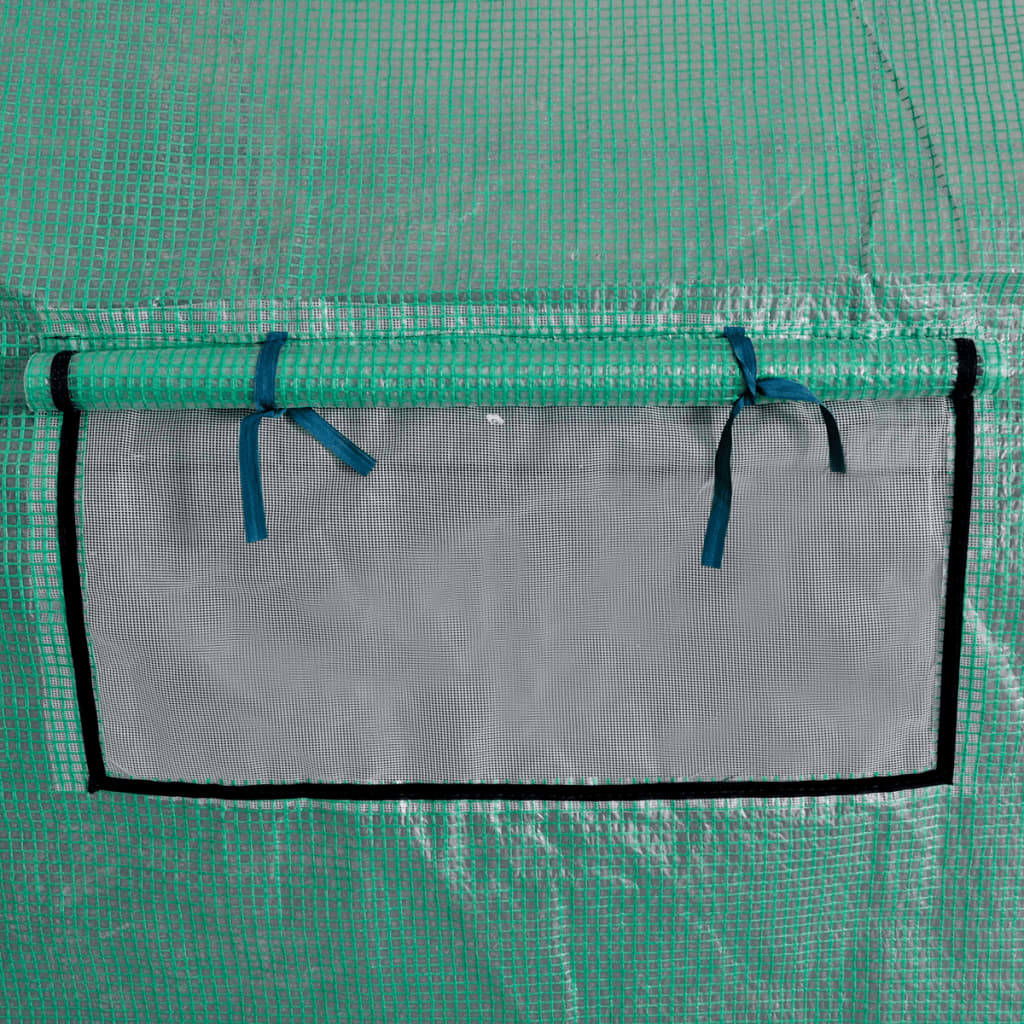 Přenosný Fóliovník Ocelový Rám Průchozí 18 M²