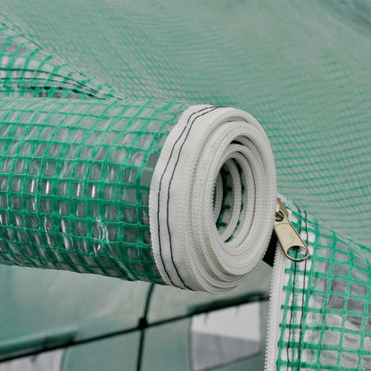 Přenosný Fóliovník Ocelový Rám Průchozí 18 M²